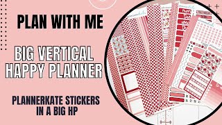 Plan With Me | PlannerKate Stickers in a Big Happy Planner