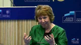 Baroness Catherine Ashton in conversation with Professor Ngaire Woods