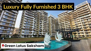 Green Lotus Saksham | 3 BHK Semi \u0026 Fully Furnished Flats on Rent | Rent ₹ 55,000/-