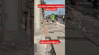 Orang Ini Pasang Keramik Dengan Cara Unik #trending #rumah #viral #minimalis