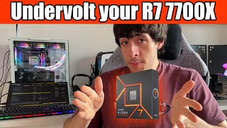 Undervolt your Ryzen 7 7700X for more FPS and Lower Temperature!