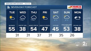 WMAR-2 News Chris Swaim Monday night weather