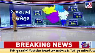 Gfx રાજ્યમાં મેઘમહેર : રાજ્યમાં સરેરાશ 23 ટકા મેઘમહેર |  Gujarat Rains | TV9Gujarati