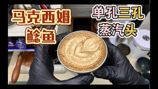 【咖啡教學視頻】馬克西姆鯰魚咖啡機，單孔三孔蒸汽頭打奶泡測試，用鯰魚打不好奶泡的可以來看看 马克西姆鲶鱼咖啡机，单孔三孔蒸汽头打奶泡测试，用鲶鱼打不好奶泡的可以来看看