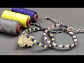 Bracelet with Sewing Thread |  Friendship Bracelet Tutorial