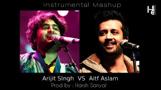 Arijit Singh Vs Atif Aslam - Instrumental Cover Mashup  | Harsh Sanyal |