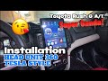 How to install Head unit Tesla Style 360 Camera Toyota Rush