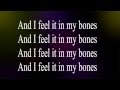 The Killers  - I Feel It In My Bones - Lyric's Video