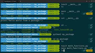 Python Modules, Libraries, and Packaging - i211su2024