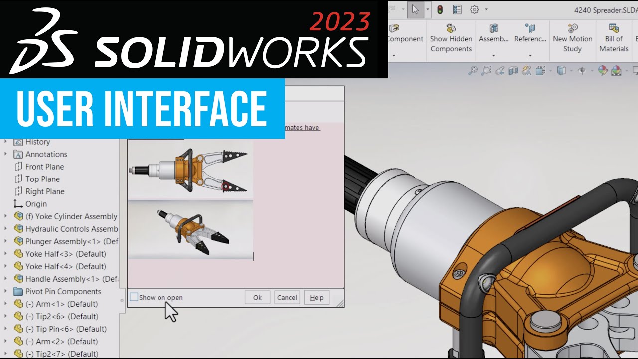 SOLIDWORKS 2023 Top Enhancements In User Interface - YouTube