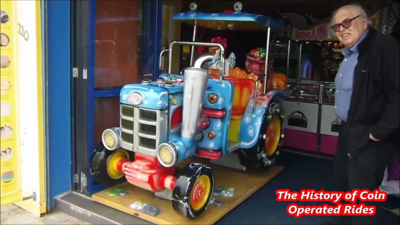 2000s Ital Resina Coin Operated Tractor Kiddie Ride - YouTube