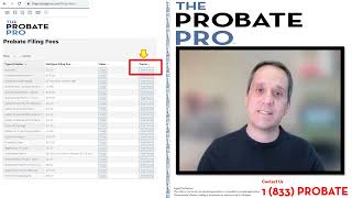 Probate Filing Fees #probate #fees #lawyer #theprobatepro #filing