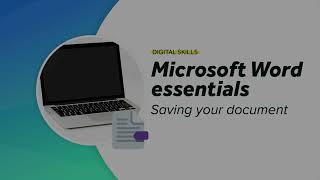 Saving your document | Microsoft Word essentials