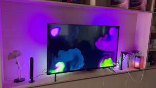 Transform your TV viewing experience with the Smart strip light and ambient light!