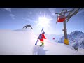 steep gameplay relaxing skiing with lofi beats first person sir snipington christmas special