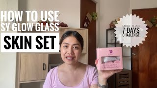 How to use SY Glow Glass Skin Set 7 Days Challenge | Honest Product Review