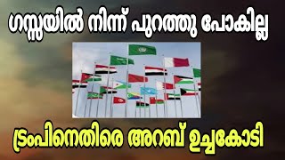 ഗസ്സയിൽനിന്ന് ഫലസ്തീനികൾ പുറത്തു പോകില്ല, ട്രംപിനെതിരെ  അറബ് ഉച്ചകോടി ഉടൻ..