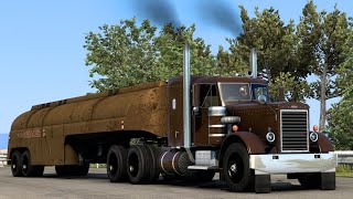 Peterbilt 351 from Movie "Duel" | American Truck Simulator Mods Gameplay