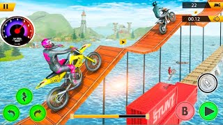 MOTO X3m Bike stunt racing Android iOS -android game play @King-Games