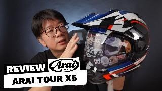 รีวิว Arai Tour X5 Discovery Blue