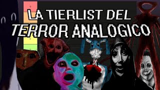 He creado una tierlist de TODAS las series de terror analógico.