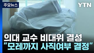 19개 의대 교수 비대위 연합 15일 사직 여부 결정 / YTN