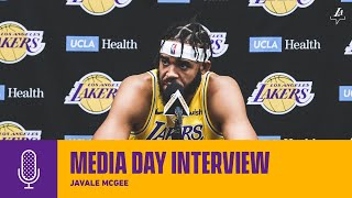 JaVale McGee talks roster additions at center | Lakers Media Day 2019