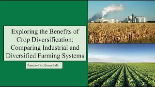 Esmer Salih - Benefits of Crop Diversification