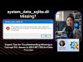 Fix system-data-sqlite DLL!