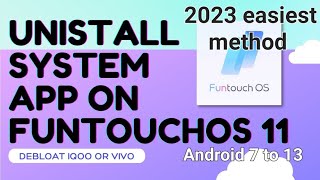 Remove BLOATWARE from ANY iQOO/VIVO PHONE! 2023 Ads FREE FunTouch OS 11/12/13 (No Root)