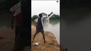 இதுல மீன் பிடிக்குறது ரொம்ப கஷ்டம் Throwing Fish Catching Net #mrsuncity