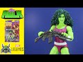 Marvel Legends SHE-HULK Jennifer Walters Retro Iron Man ToyBiz Card Wave Figure Review