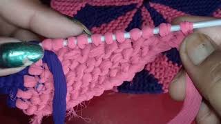 42 Fande Se Bananye Round Shap Doormat, How to make Doormat, doormat making at home,