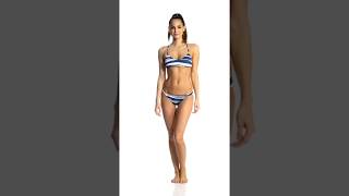 Polo Ralph Lauren Native Ikat Stripe Scoop Ring Bikini Top | SwimOutlet.com