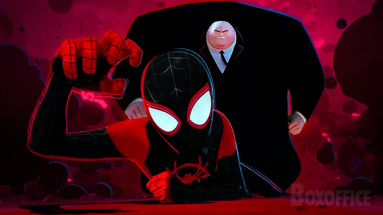 Miles Morales VS Kingpin | Fight Scene | Spider-Man: Into The Spider ...