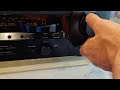 yamaha htr 5840 av receiver. demo.