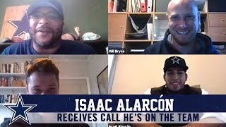 Cowboys Call Mexican OT Isaac Alarcón to Announce He's on the Team | Dallas Cowboys 2020