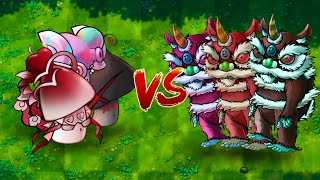 PVZ 1 Fusion Challenge!!! ALL HYPNO PLANTS vs ZOMBIE YETI - Who Will Win???