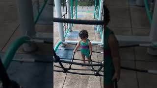 From Crawling to Climbing! Baby Learns Rope Skills!👶#shorts #funny