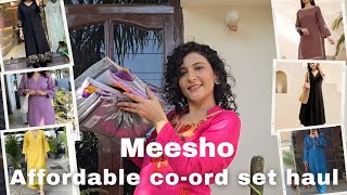 Meesho office wear kurta set haul 💕 || Affordable co-ord set haul under 500 🤩