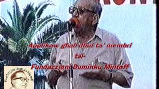 Duminku Mintoff fuq il grajja tan 1998 8