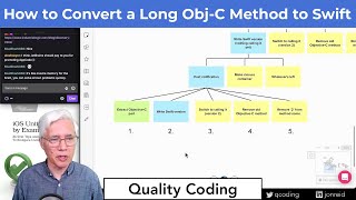 How to Convert a Long Obj-C Method to Swift (Live Coding)