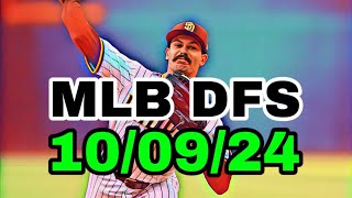 MLB DFS Picks Today 10/9/24 | DAILY RUNDOWN