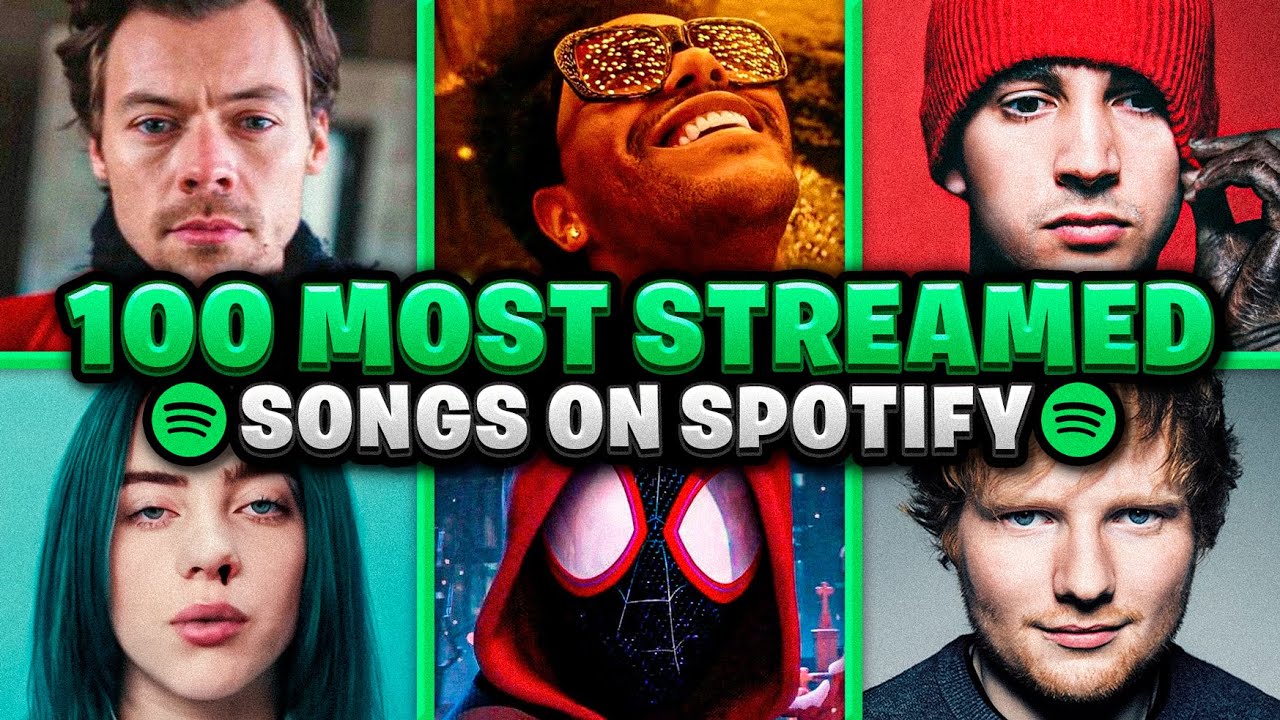 Top 100 Most Streamed Songs Of All Time Spotify Youtube