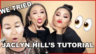I TRIED FOLLOWING A JACLYN HILL MAKEUP TUTORIAL | Roxette Arisa