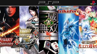 All Dynasty Warriors Games for PSP | Playstation Portable Games