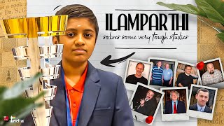 Why is World under-14 Champion Ilamparthi a genius? | Unbelievable solving!