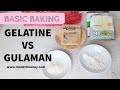 BASIC BAKING: GELATINE VS GULAMAN | TAGALOG |