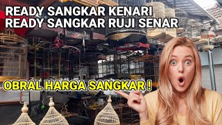 OBRAL HARGA SANGKAR ! Ready  Sangkar Decal,Sangkar Ruji Senar Buat Kenari #sangkarburung #sangkar