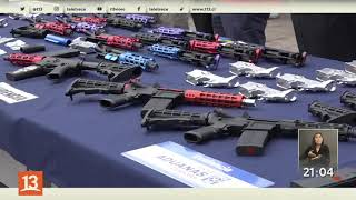 Inédito tráfico de armas: detectan piezas para 30 fusiles incautados en aduana de Iquique